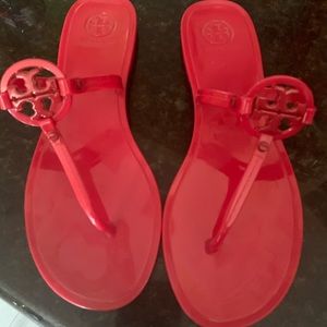 Tory Burch jelly thongs